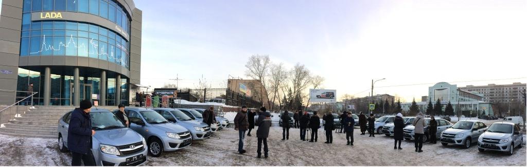 Вручение автомобилей LADA Granta